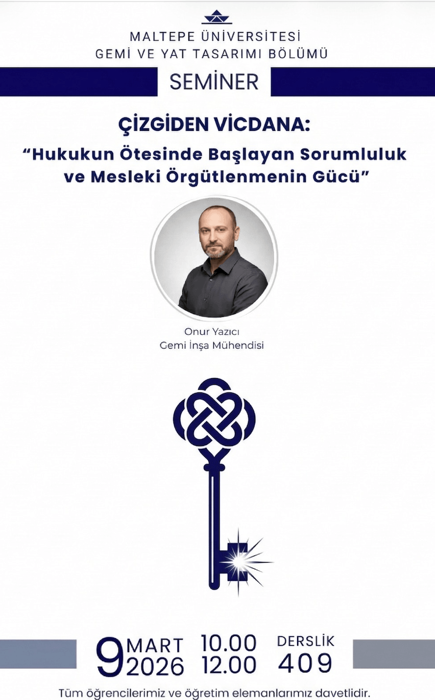 Çizgiden Vicdana: Hukukun Ötesinde Başlayan Sorumluluk ve Mesleki Örgütlenmenin Gücü Seminer